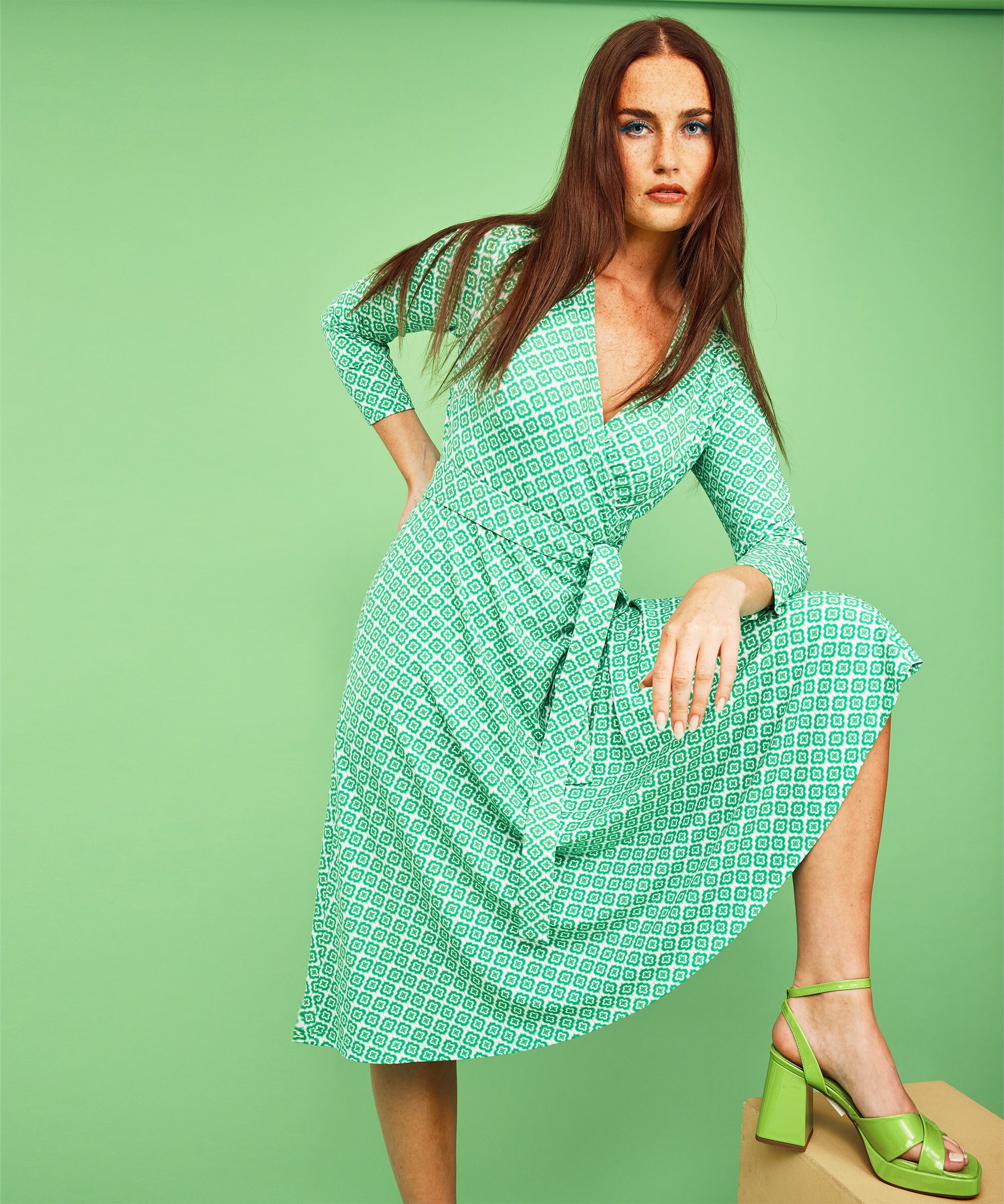 Amalia Dress Green