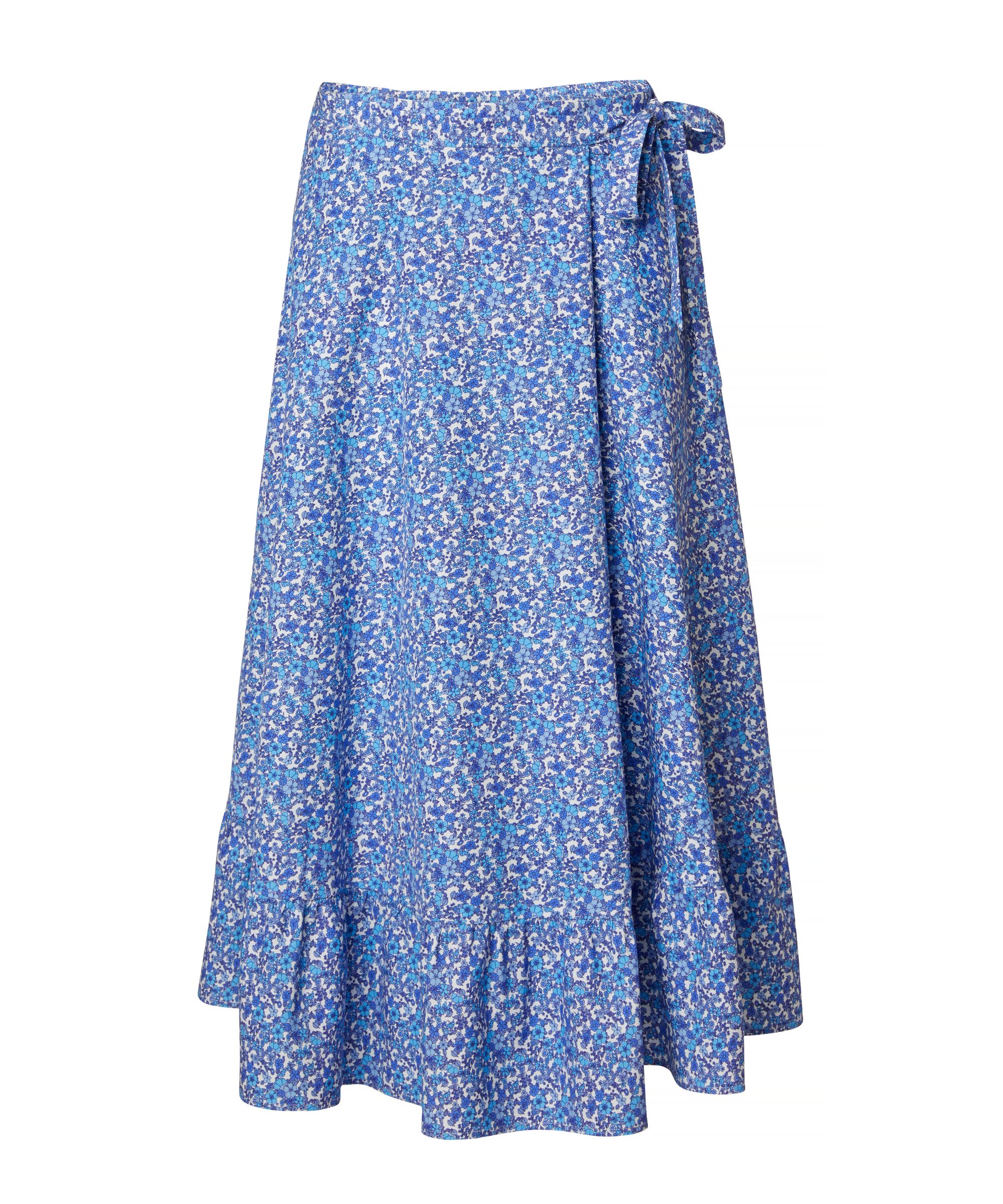Dorit Wrap Skirt Blue
