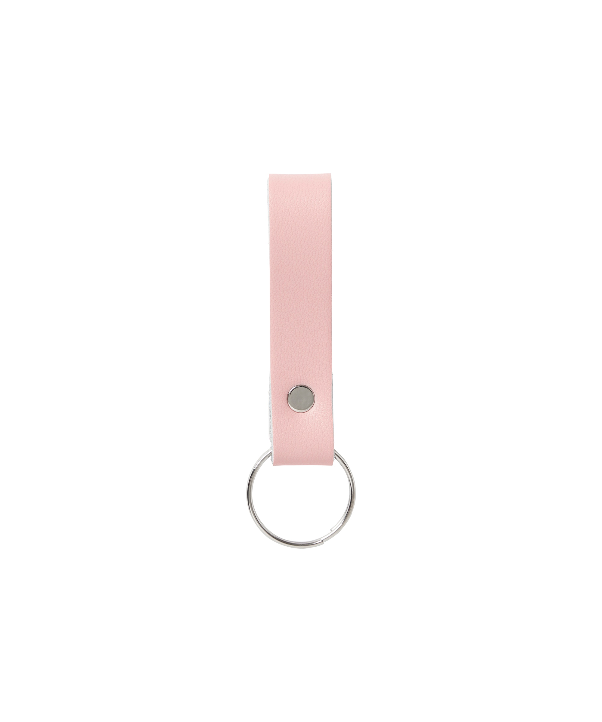 Leather Key Ring Pink